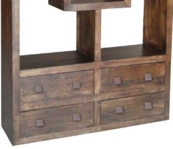Jaipur Furniture Yoga Dark Brown Straight Bookcase-2