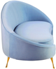 Moe's Home Collection Abigail Blue Chaise-3