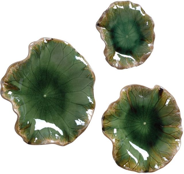 Uttermost® Abella 3-Piece Green Wall Decor Set-0