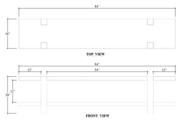 Bramble Customizable Tuscan 84" Media Console-1