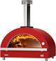XO 40" Red Countertop Wood Pizza Oven-1