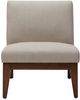 Olliix by Madison Park Cream Kari Slant Back Wood Accent Chair-0
