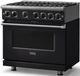 Viking® 7 Series 36" Onyx Pro Style Natural Gas Range-3
