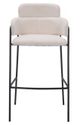 Zuo® Modern Marcel Cream Barstool-2