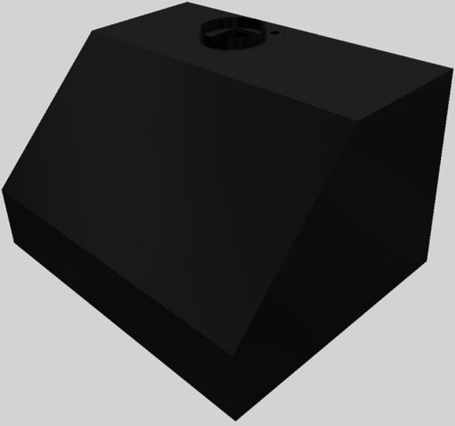 Vent-A-Hood® 30" Black Wall Mounted Range Hood-3