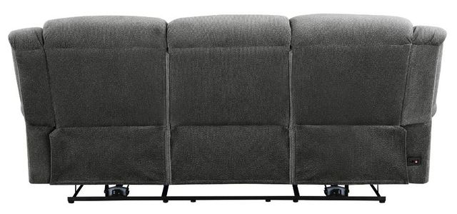 Homelegance® Brennen Charcoal Double Power Reclining Sofa-3