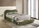 Furniture of America® Grimsby Olive Green Queen Panel Bed-2