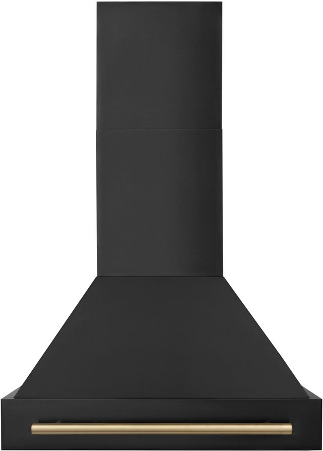 ZLINE Autograph Edition 30" Black Stainless Steel Wall Mounted Range Hood-0
