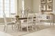 Benchcraft® Shaybrock 7-Piece Antique White/Brown Dining Table Set-3