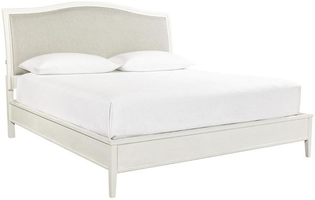 aspenhome® Charlotte White California King Upholstered Bed-0