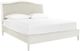 aspenhome® Charlotte White California King Upholstered Bed-0