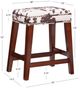 Linon Wyatt Brown Counter Stool-2