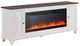 Liberty Furniture Charcoal/Wirebrushed White 80" Console with Fireplace-0
