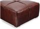 Moe's Home Collection Stamford Dark Brown Leather Coffee Table-3