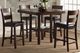 Bernards Cromwell 5-Piece Brown Counter Dining Set-0