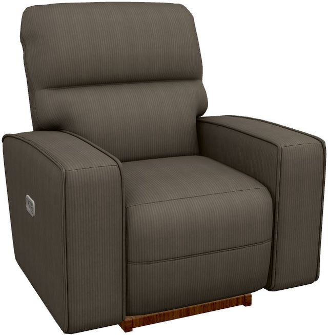 La-Z-Boy® Maddox Chocolate Power Rocking Recliner with Headrest-0