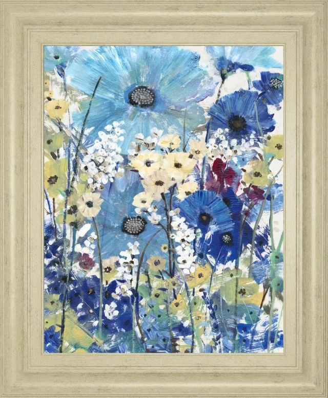 Classy Art Garden Blues II by Tim OToole Wall Art-0