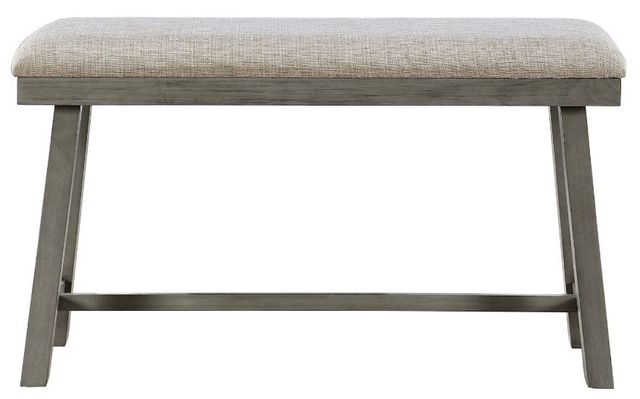 Homelegance® Auburndale Light Gray Counter Height Bench-2