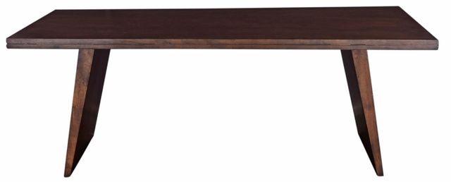 Home Trends & Design Palermo Matte Brown Dining Table-1