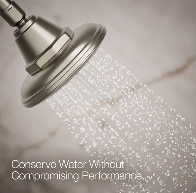 KOHLER® Pinstripe® Vibrant Brushed Nickel 2.5 GPM Single-Function Showerhead-3