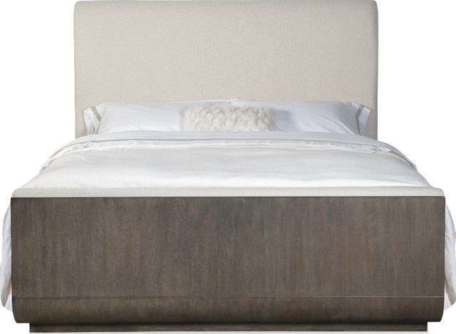 Hooker® Furniture Modern Mood Inverness Natural/Mink King Upholstered Panel Bed-2