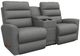 La-Z-Boy® Liam Granite Manual Wall Reclining Loveseat with Console-0