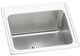Elkay Lustertone® Classic Lustrous Satin 25" x 22" x 10-3/8" 4-Hole Single Bowl Drop-In Sink with Perfect Drain®-0