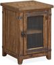 Magnussen Home® Chesterfield Farmhouse Timber Chairside End Table-0