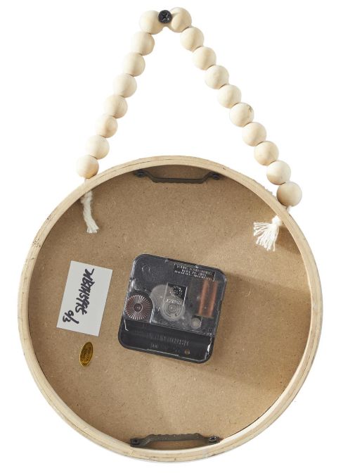 Deco Marche 3-Piece Wall Clock Set with Rope Strap-2
