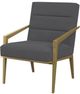 Coaster® Kirra Gray Upholstered Metal Arm Accent Chair-2