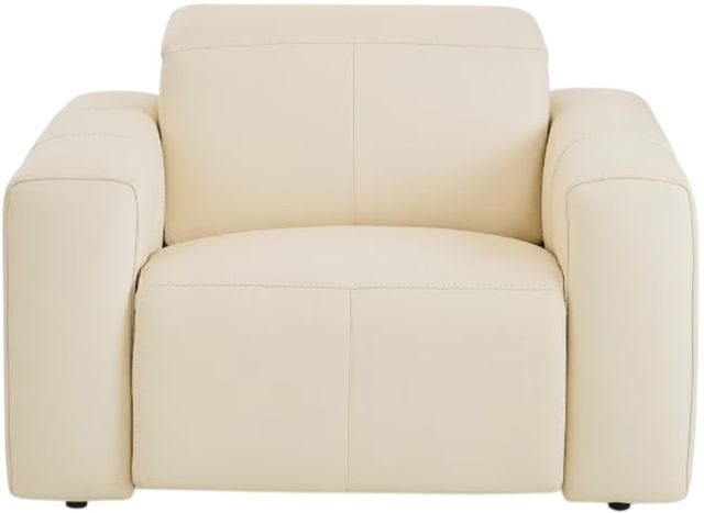 Bassett® Furniture Club Level Airy Linen Leather Power Recliner-1