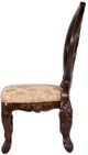 Furniture of America® Normandy 2-Piece Brown Cherry/Tan Side Chair Set-4