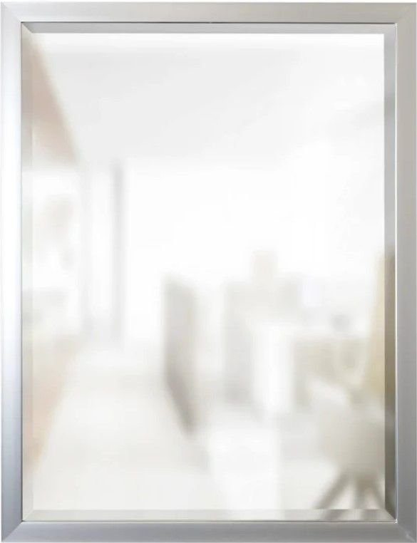 Stylecraft Silver Beveled Framed Wall Mirror-0