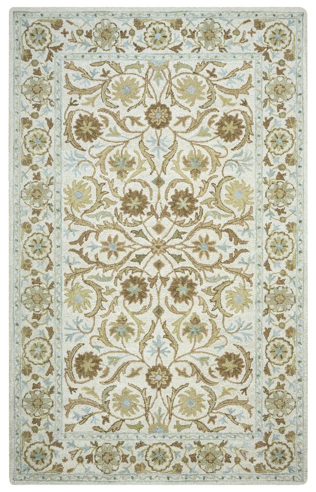 Rizzy Home Ashlyn Blue 6'6" x 9'6" Rug-0