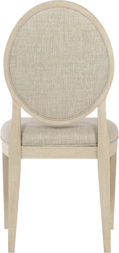 Bernhardt East Hampton Cerused Linen/Gray Upholstered Dining Upholstered Side Chair-4