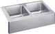 Elkay Lustertone® Classic 3-Piece Lustrous Satin 33" x 20-1/2" x 10" Equal Double Bowl Farmhouse Sink Set-2