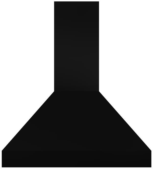 Vent-A-Hood® 36" Black Air Recover System (ARS) Duct-Free Euro-Style Island Range Hood-0