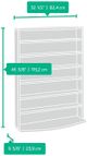 Sauder® Select Cinnamon Cherry Multimedia Storage Tower-1