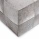 Classic Home Landyn Sparrow Gray 18" Square Ottoman-4