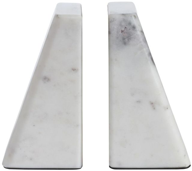 Renwil® Carvella 2-Piece White Bookend Set-2