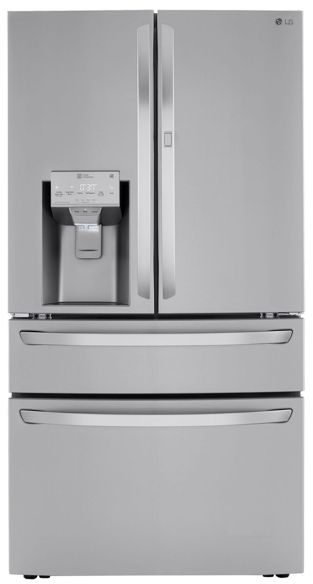 LG 36 in. 29.5 Cu. Ft. PrintProof™ Stainless Steel French Door Refrigerator with CraftIce™-0