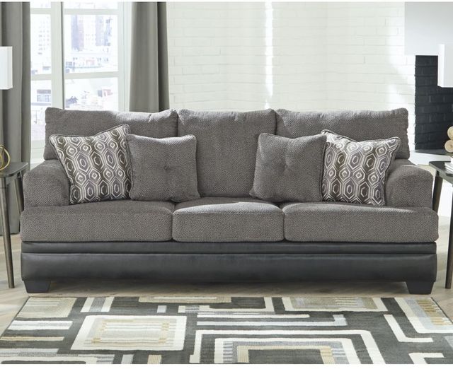 Signature Design by Ashley® Millingar Smoke Sofa-1