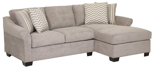 Dynasty Furniture Ash Right-Arm Facing Sofa Sectional and Chaise