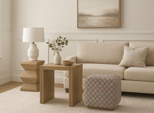 Bernards Linné Stack Wheat Side Table-1