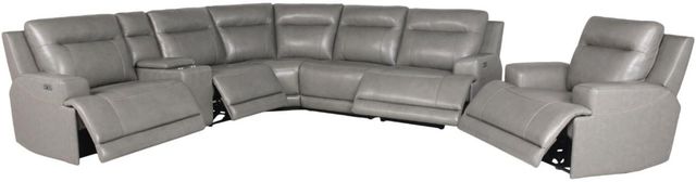 Signature Design by Ashley® Goal Keeper 7-Piece Gray Power Reclining Living Room Seating Set-0