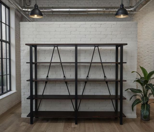 Nest Home Collections Cam Iron/Java Etagere-1