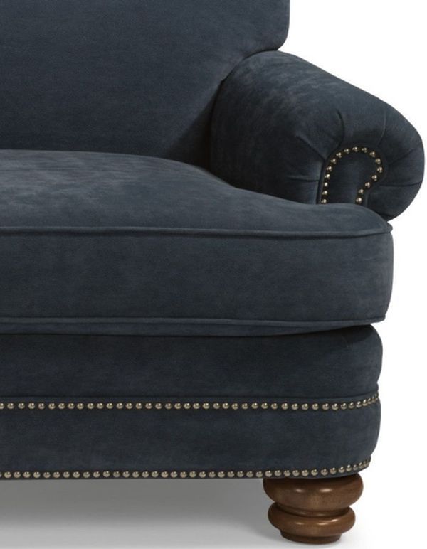 Flexsteel® Bay Bridge Dark Blue Loveseat-1