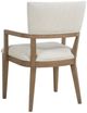 Hooker® Furniture Sonnet Savile Oatmeal/Wren Upholstered Dining Arm Chair-3