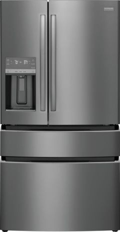 Frigidaire Gallery® 36 in. 21.5 Cu. Ft. Smudge-Proof® Black Stainless Steel Counter Depth French Door Refrigerator