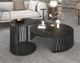 VIG Furniture Modrest Larimer 2-Piece Black Coffee Table Set-1